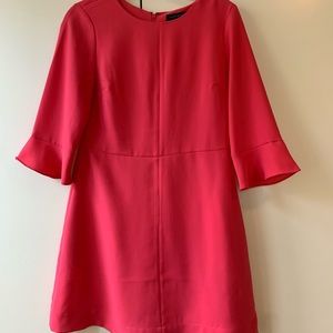 Bright pink banana republic dress